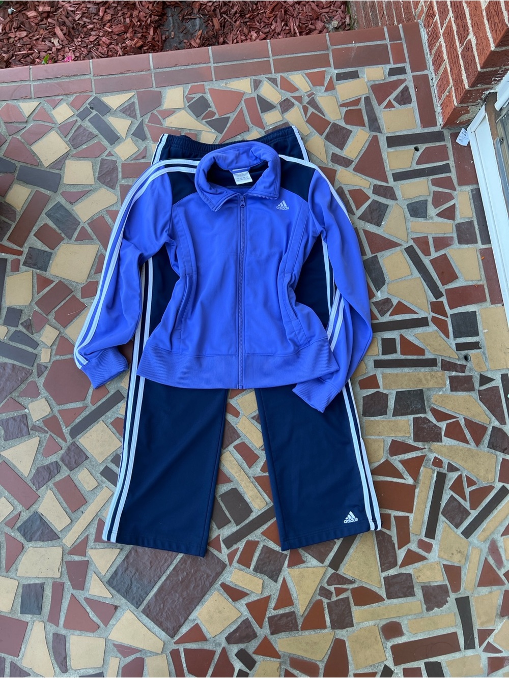 Vintage Y2K 2003 Blue Adidas Tracksuit